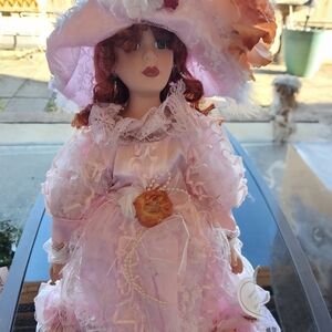 Pink Porcelain Doll